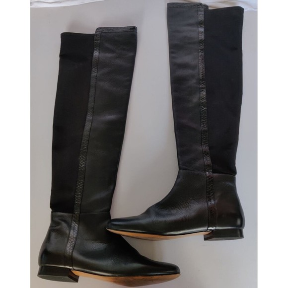 Vince Camuto Shoes - Vince Camuto Filtra Over-the-knee Leather Boot - Size 9m Black VC-FILTRA 8884503